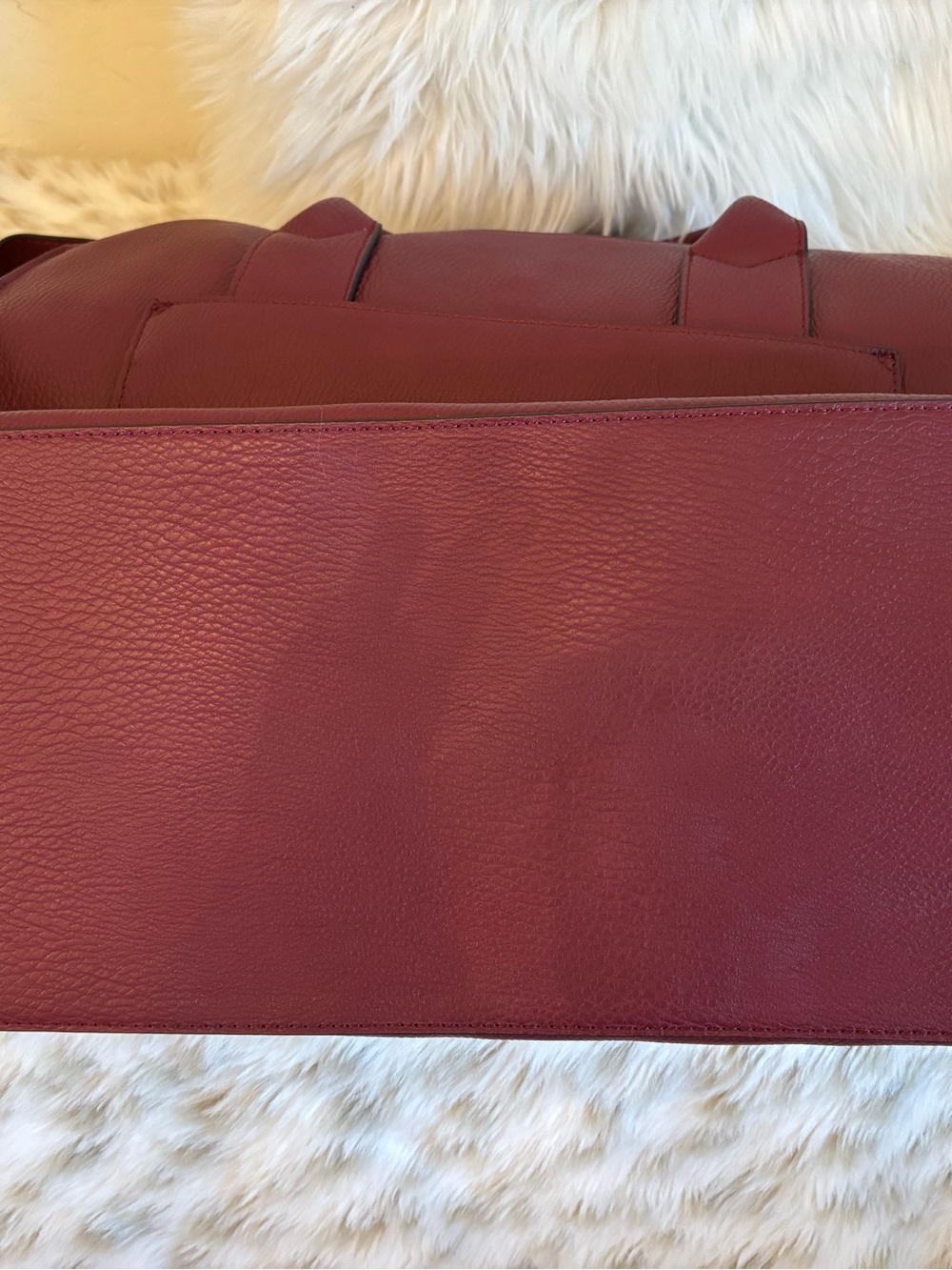 Poppy & Peonies Uptown Tote Berry - Picture 4 of 7